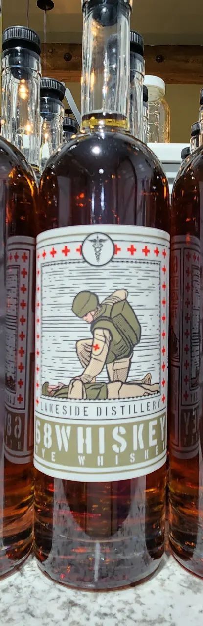 68 W STRAIGHT RYE WHISKEY 750ML