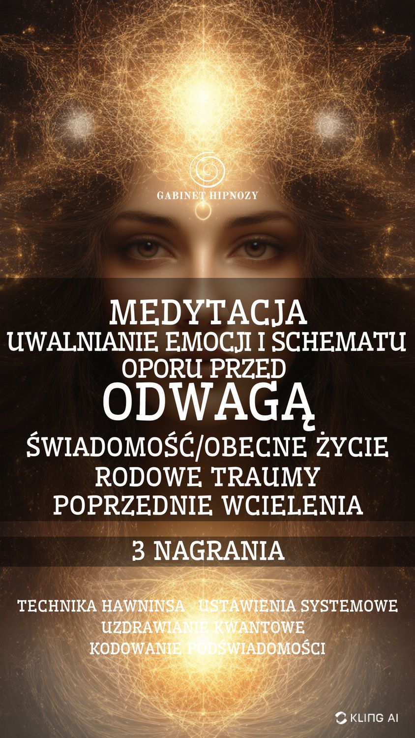 ODWAGA - MEDYTACJA UWALNIANIA OPORU PRZED ODWAGĄ -3 NAGRANIA (1 h 32 minuty)