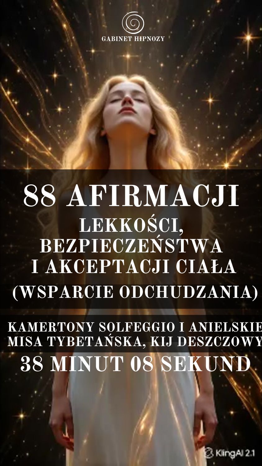 88 AFIRMACJI LEKKOŚCI, BEZPIECZEŃSTWA I AKCEPTACJI CIAŁA (WSPIERAJĄCE ODCHUDZANIE) 38 MINUT 38 SEKUND
