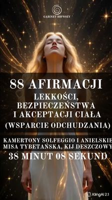 88 AFIRMACJI LEKKOŚCI, BEZPIECZEŃSTWA I AKCEPTACJI CIAŁA (WSPIERAJĄCE ODCHUDZANIE) 38 MINUT 38 SEKUND