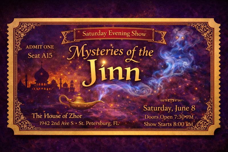 Mysteries of the Jinn Live Show Ticket