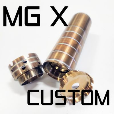 MG X GEN10 6 Baffle 358 338 9mm Custom Suppressor - overrun MG X GEN10 6 Baffle 358 338 9mm Custom Suppressor - overrun