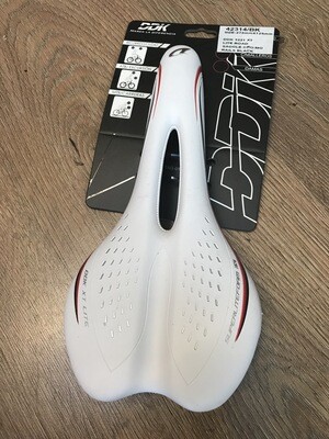 DDK 3221 XT Lite Road Saddle Cro-Mo Rails White DDK 3221 XT Lite Road Saddle Cro-Mo Rails White