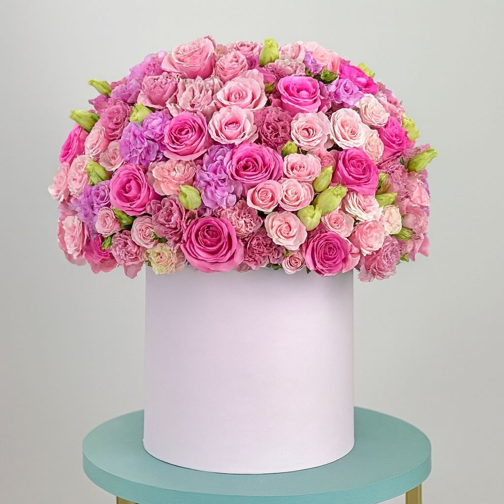 Flower Box Pink Celebration – Luxury Edition
