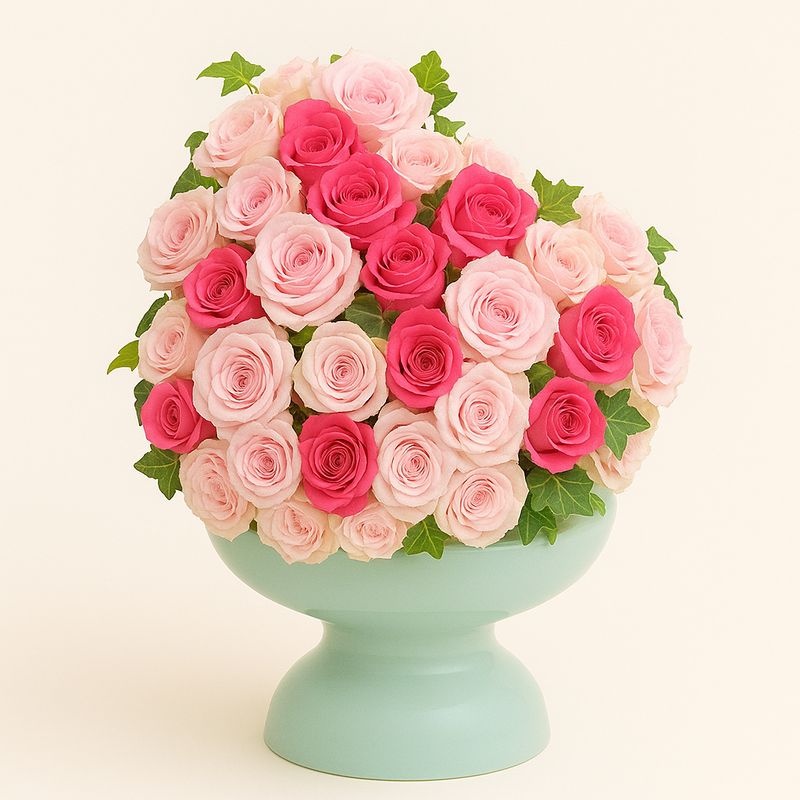 Grand Cœur de Roses – Lucie