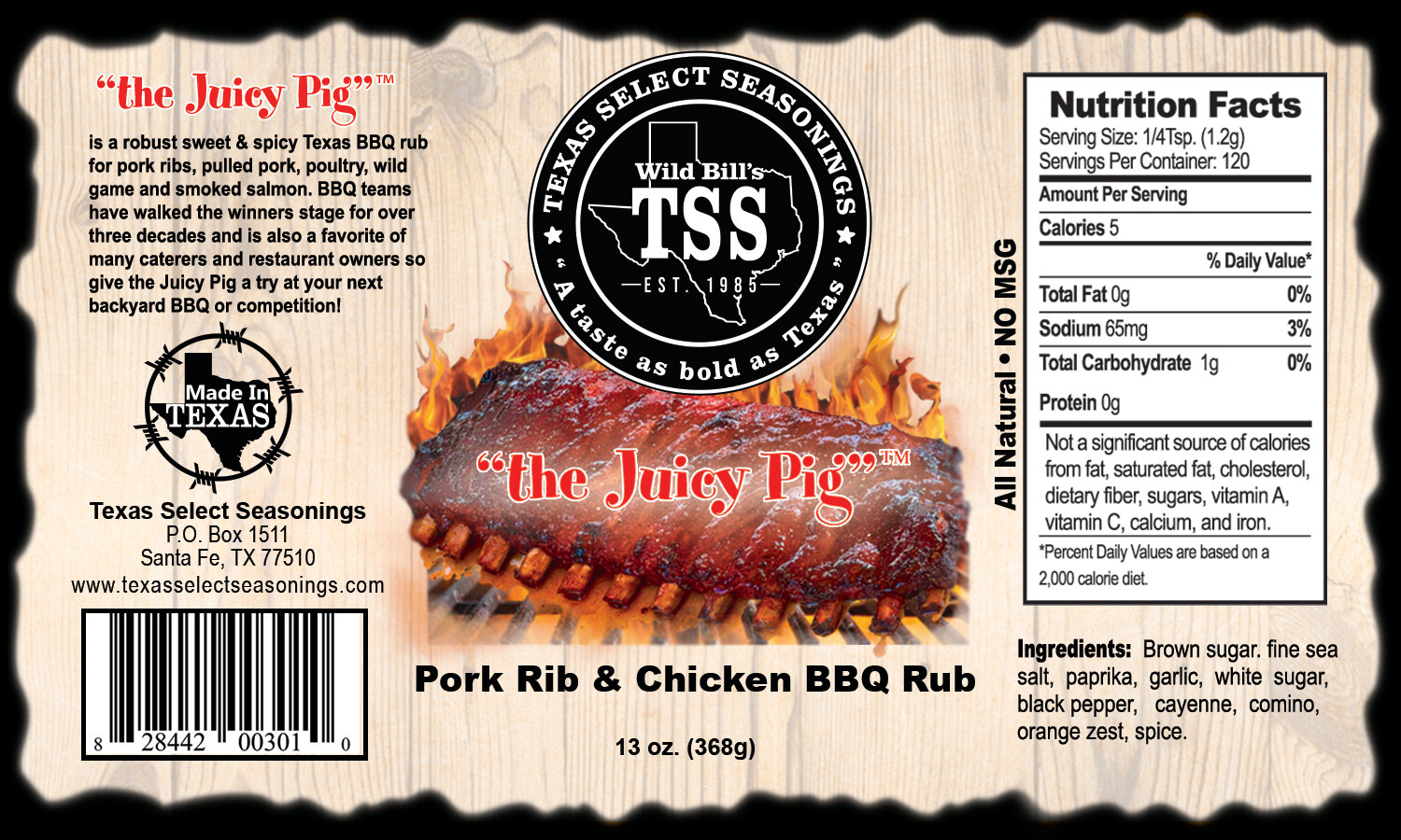(2) the Juicy Pig 13 oz bottles-SHIPPING INCLUDED