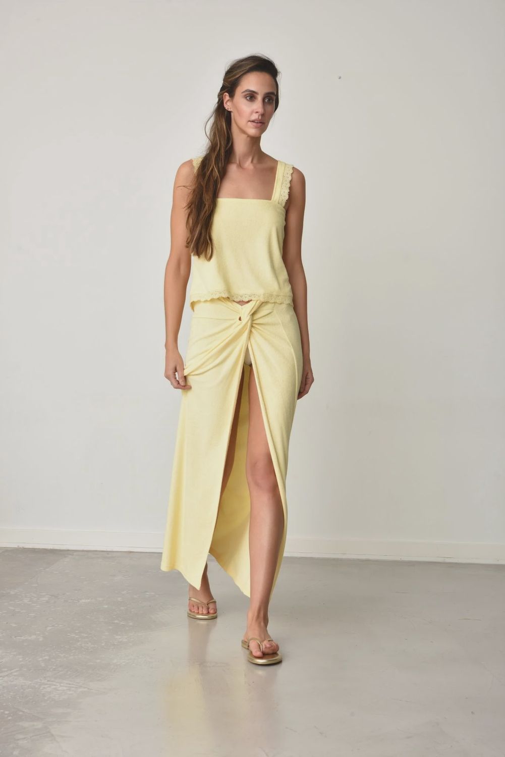 Muche Et Muchette - Tuka Sarong Yellow, Size: One Size