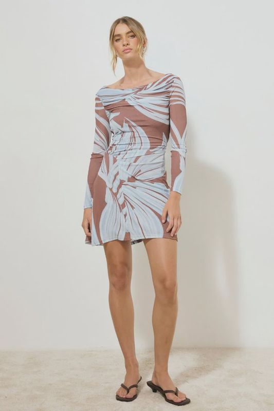 MØN RENN - Heirloom Floral Mini Dress Heirloom Floral