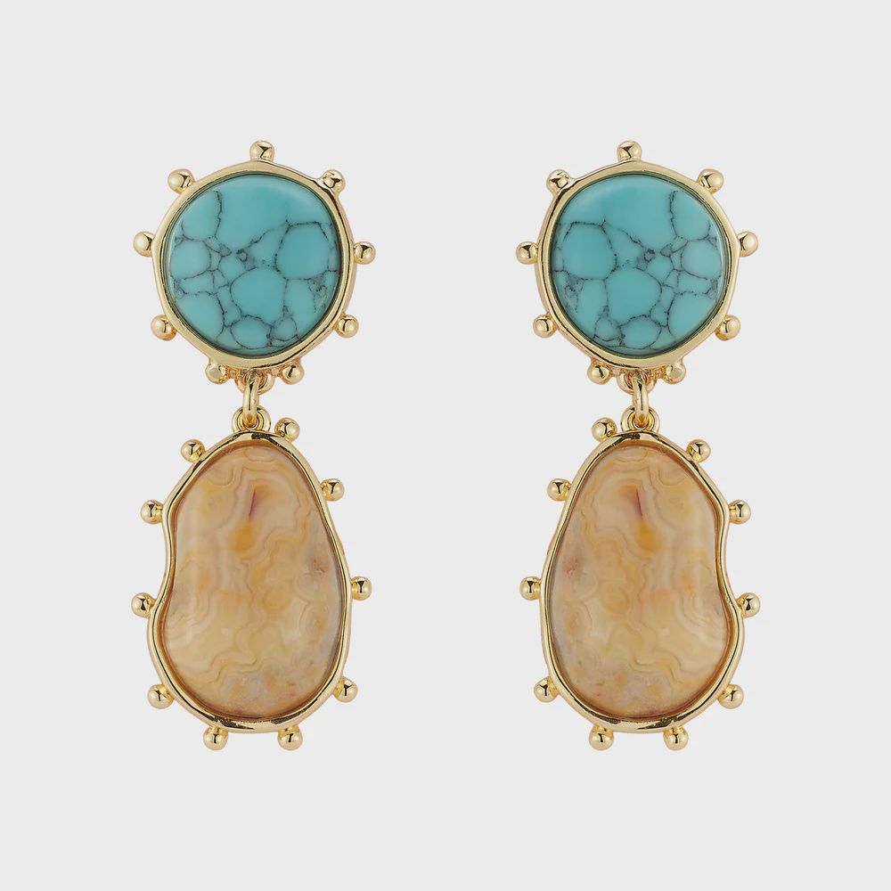 Mignonne Gavigan - Reagan Earrings Turquoise Multi