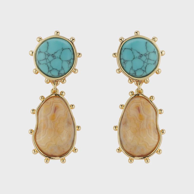 Mignonne Gavigan - Reagan Earrings Turquoise Multi