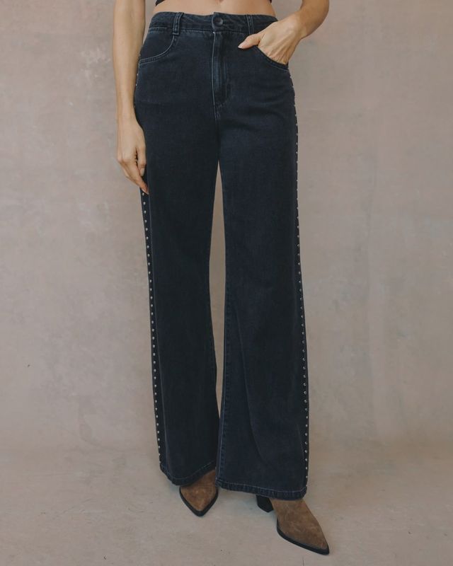 Bella Dahl - Anya Studded Vintage Jean Moon Shadow Wash