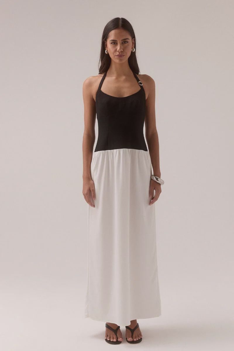 Sovere - Demi Dress Black/Chalk