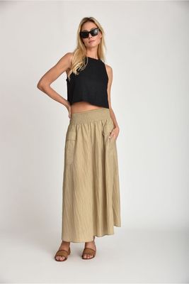Muche et Muchette - Nini Maxi Skirt in Natural