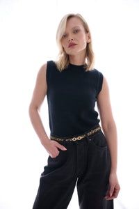 Laurel And Gold - Formosa Belt Cheetah Print/Gold