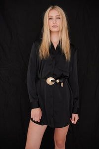 Laurel And Gold - Fairfax Belt Black/Gold Laurel And Gold - Fairfax Belt Black/Gold