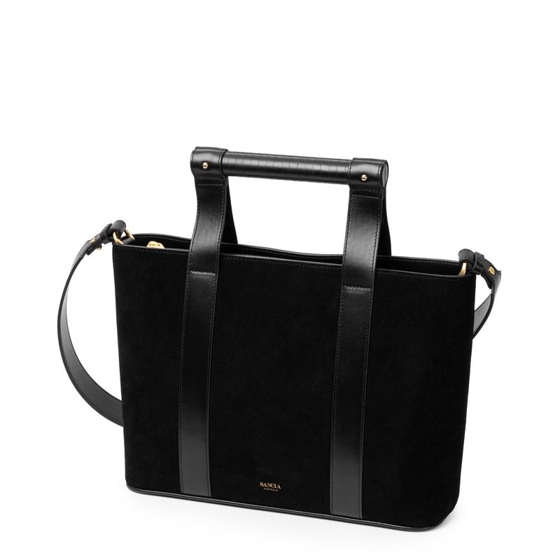 Sancia - The Black Ravenna Tote