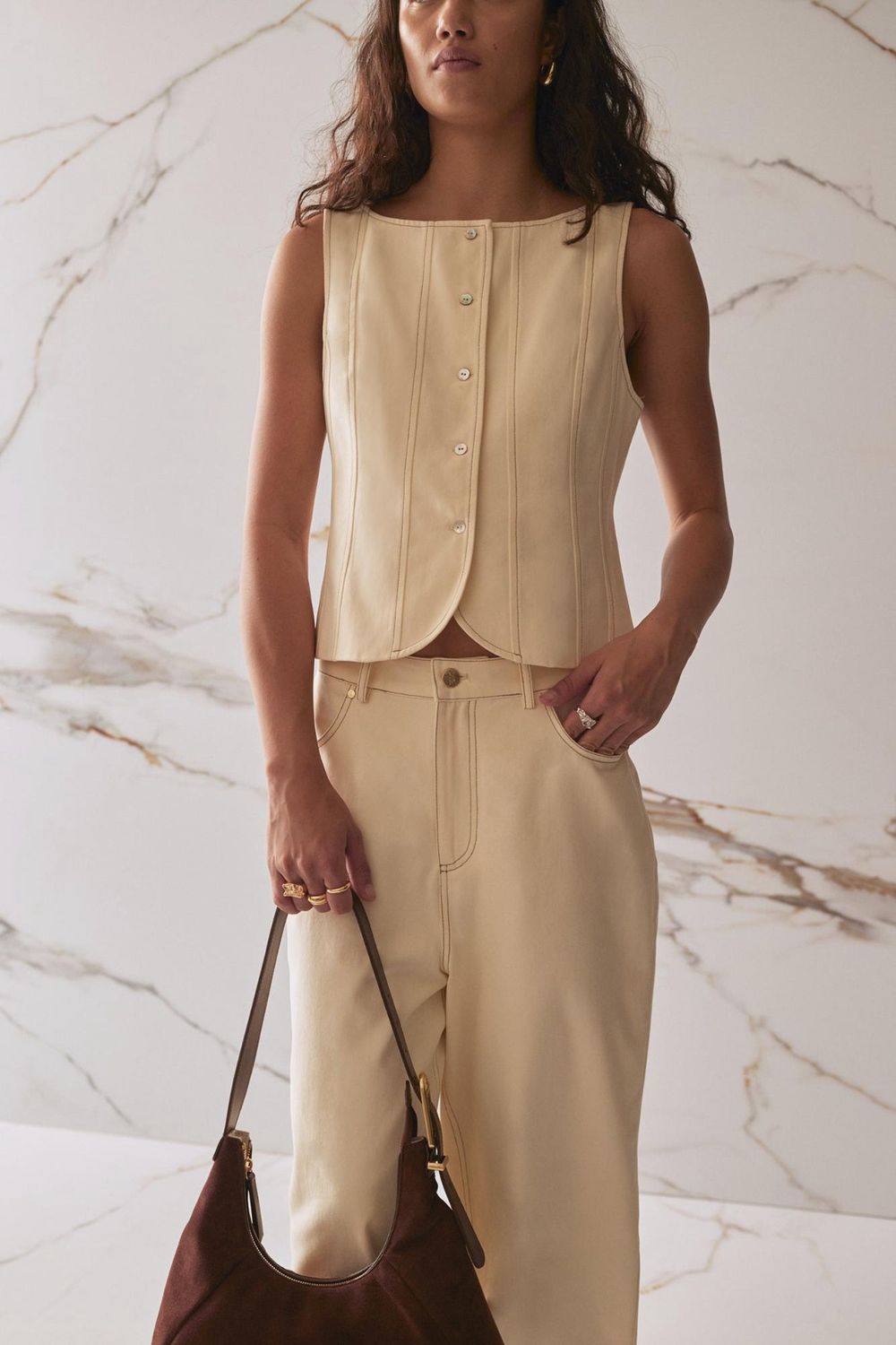 Sancia - Klara Vest  Moonstone