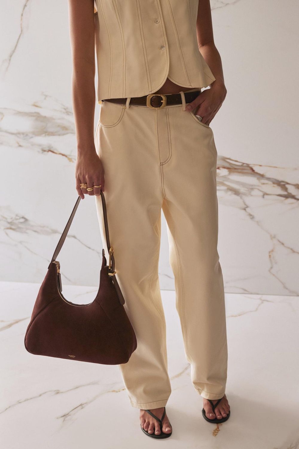 Sancia - Brixlynn Pants in Moonstone Sancia - Brixlynn Pants in Moonstone