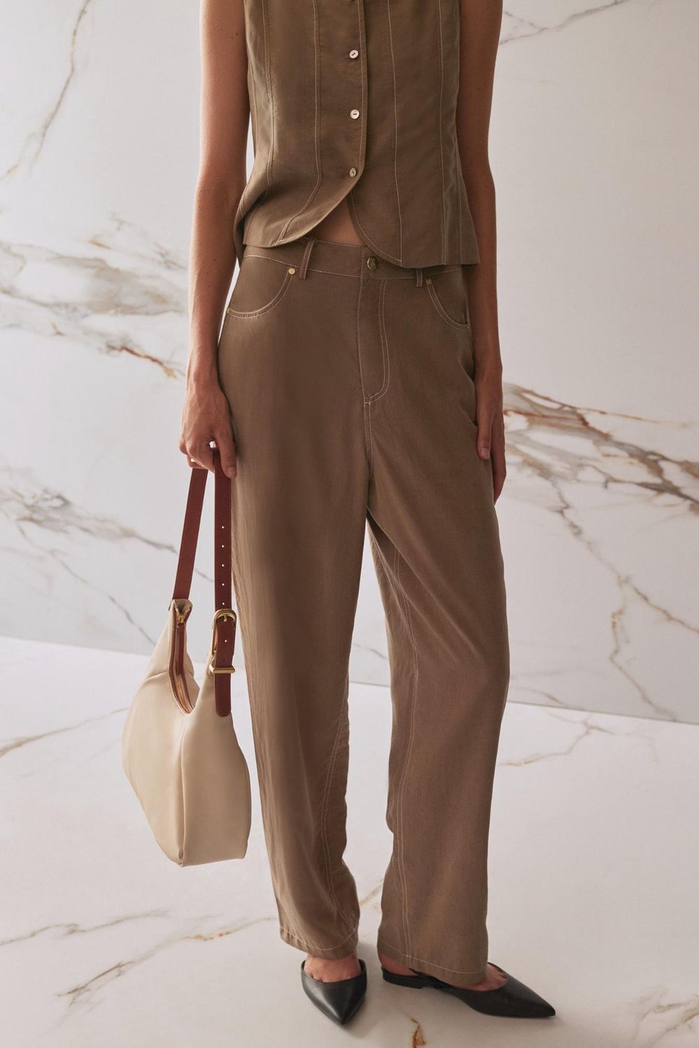Sancia - Brixlynn Pants in Laurel Oak