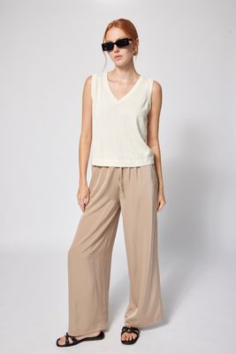 Amanda Maria - Cashmere Blend Tank Ivory