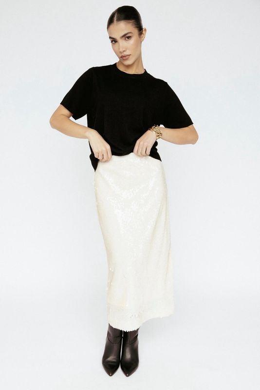 Amanda Maria - Sequin Midi Skirt