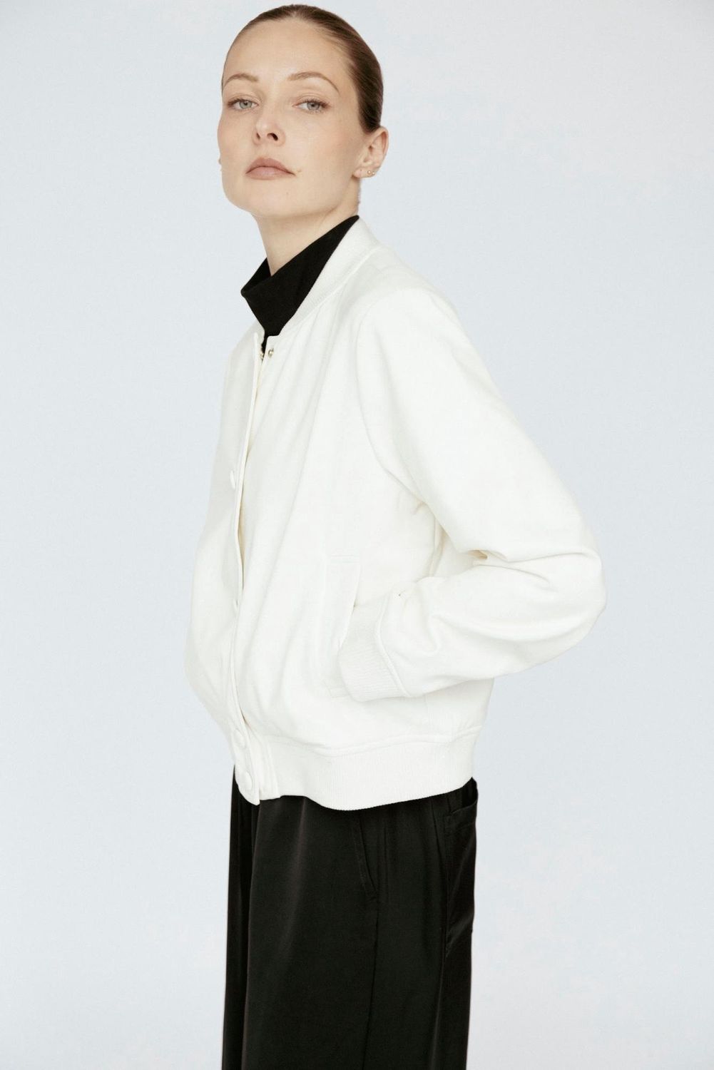 Amanda Maria - Impossibly Soft Vegan Leather Bomber