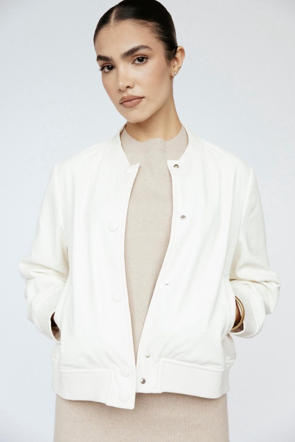 Amanda Maria - Impossibly Soft Vegan Leather Bomber