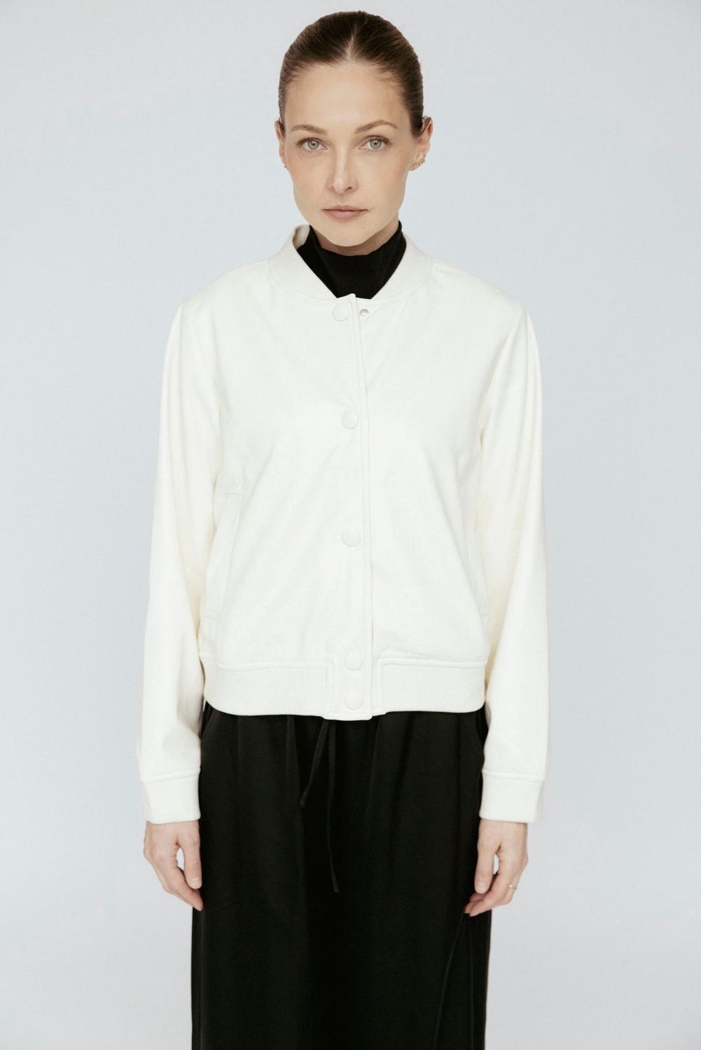 Amanda Maria - Impossibly Soft Vegan Leather Bomber