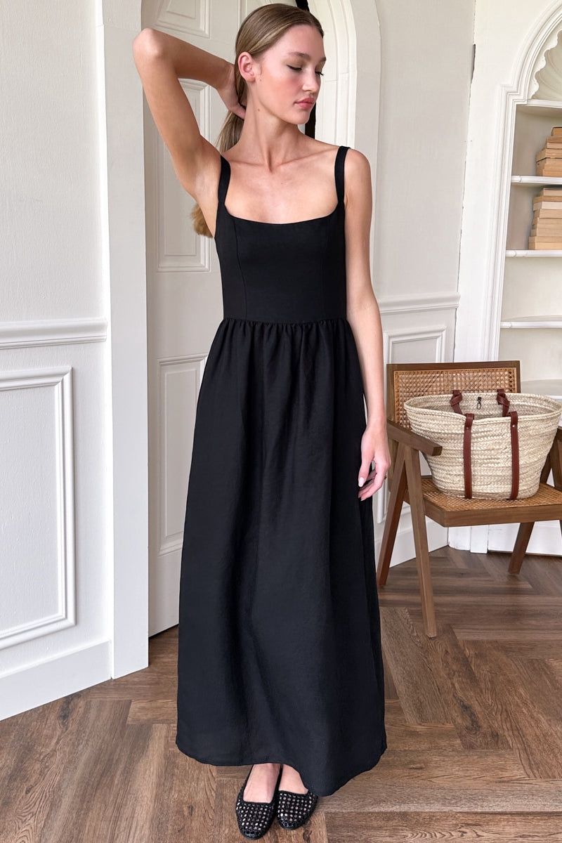 Emerson Fry - Jour Maxi Dress Black