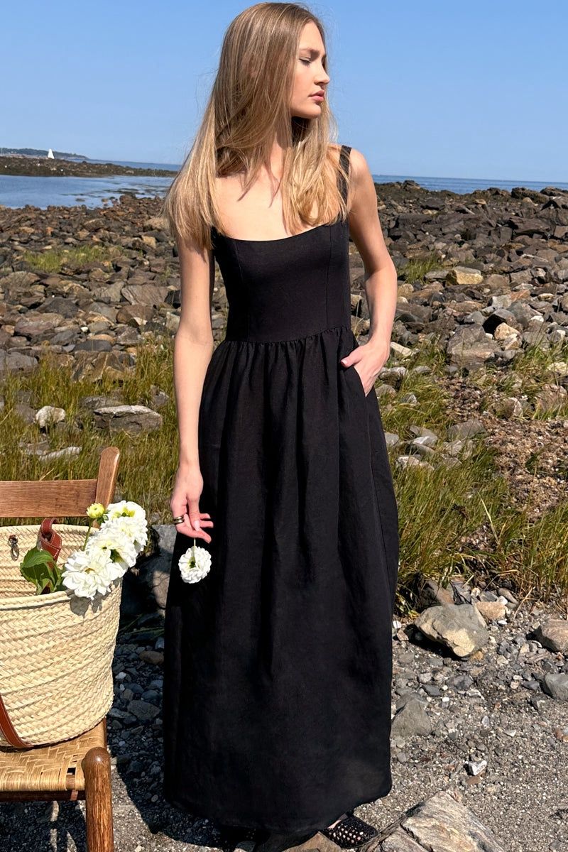 Emerson Fry - Jour Maxi Dress Black