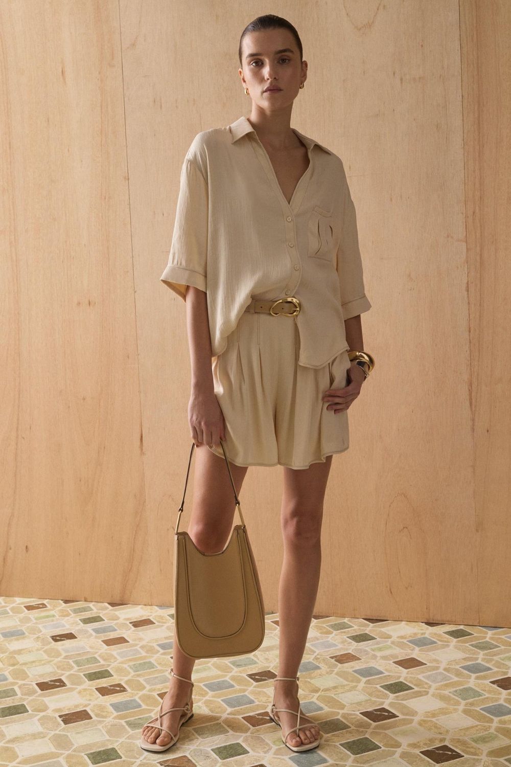Sancia - Ayanna Shirt in Sand