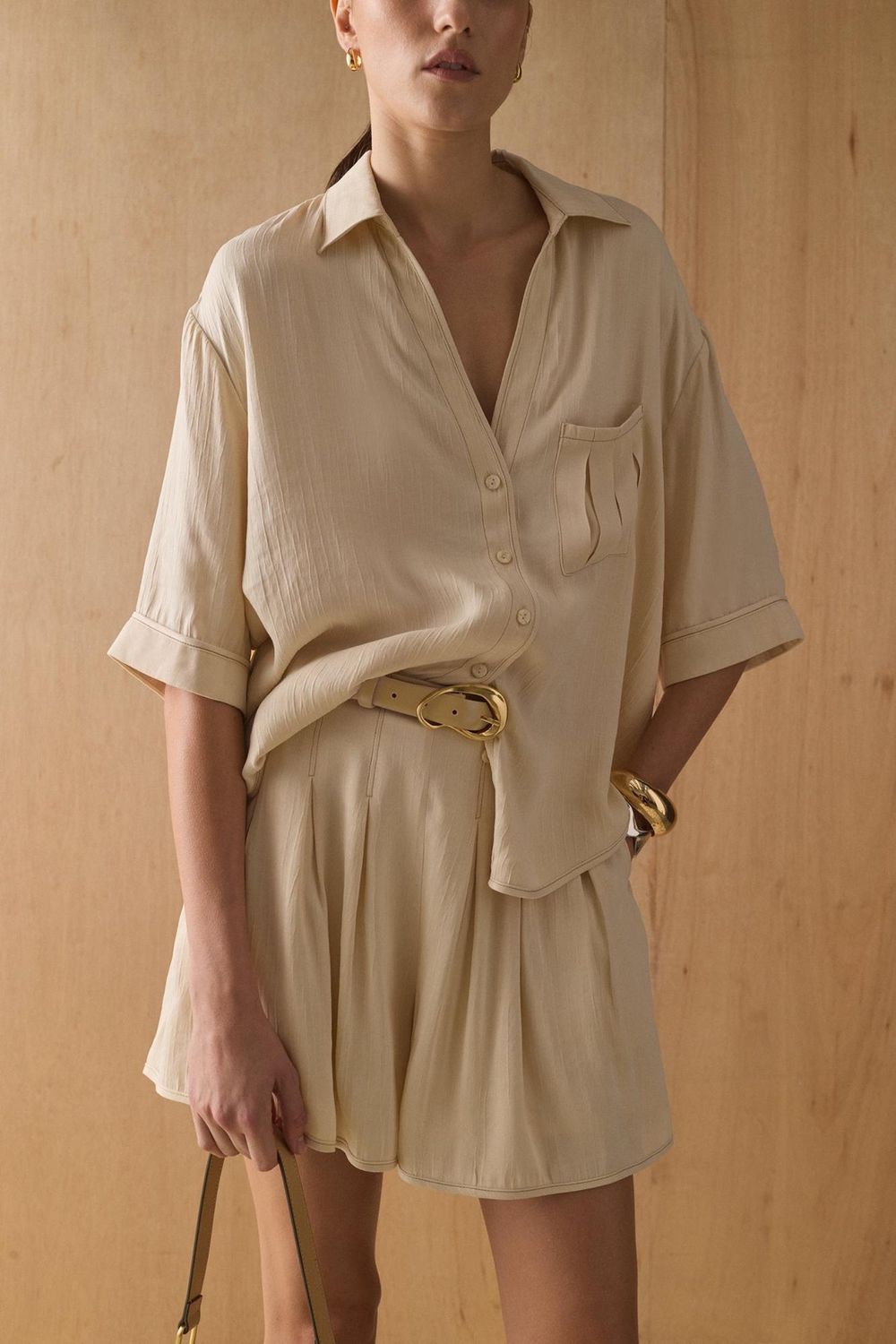 Sancia - Ayanna Shirt in Sand