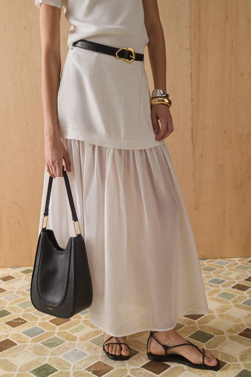 Sancia - Isla Skirt in Blanca