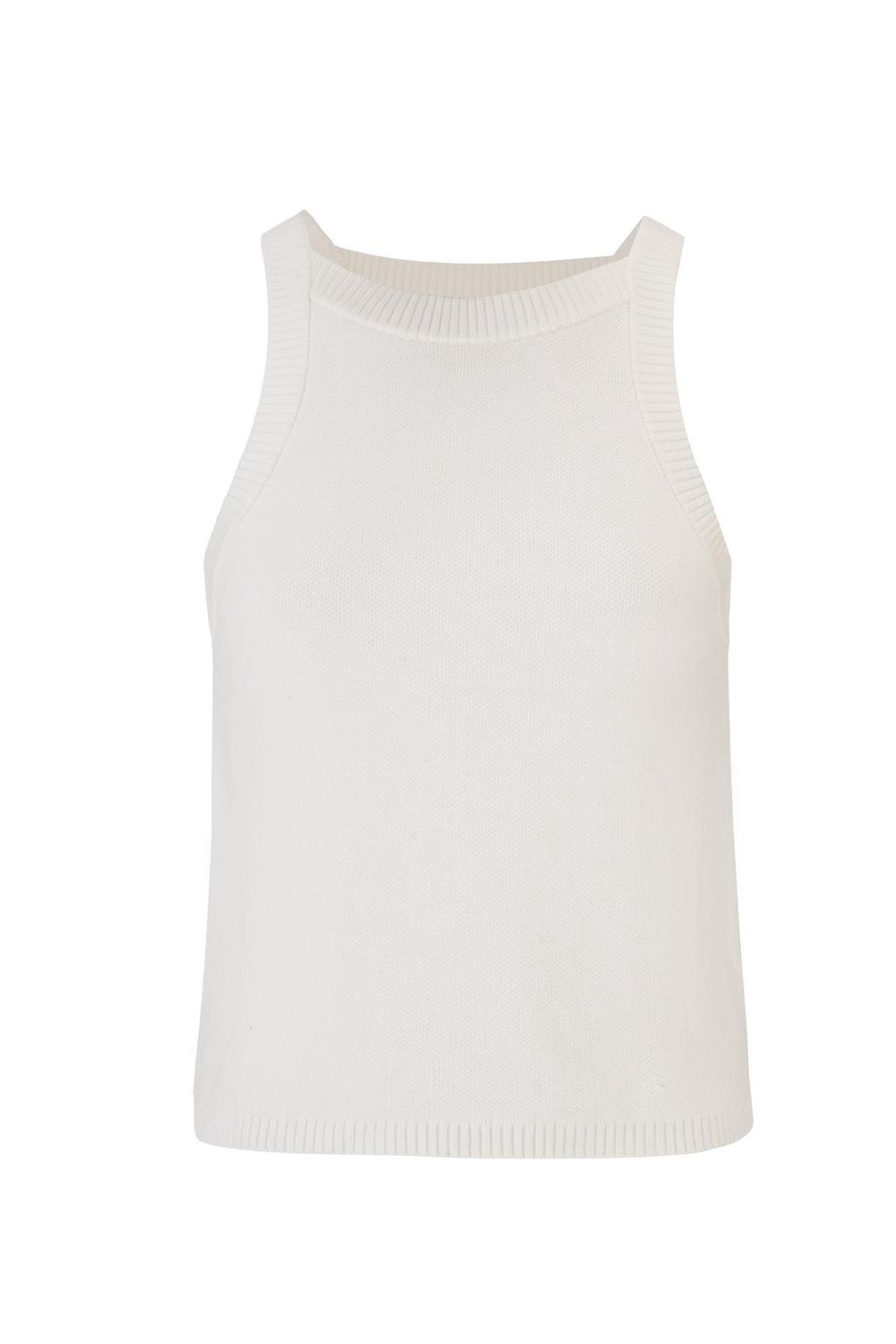 Sancia - Tash Knit Tank White