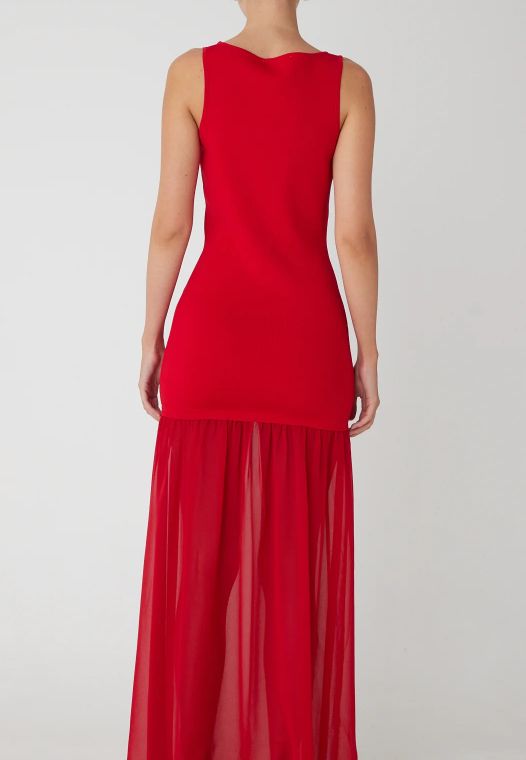 JS71 - Lucilla Dress in Red