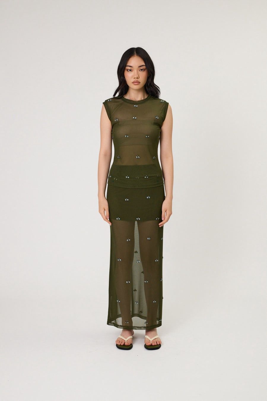 RMN Studio - Marlowe Skirt in Seaweed