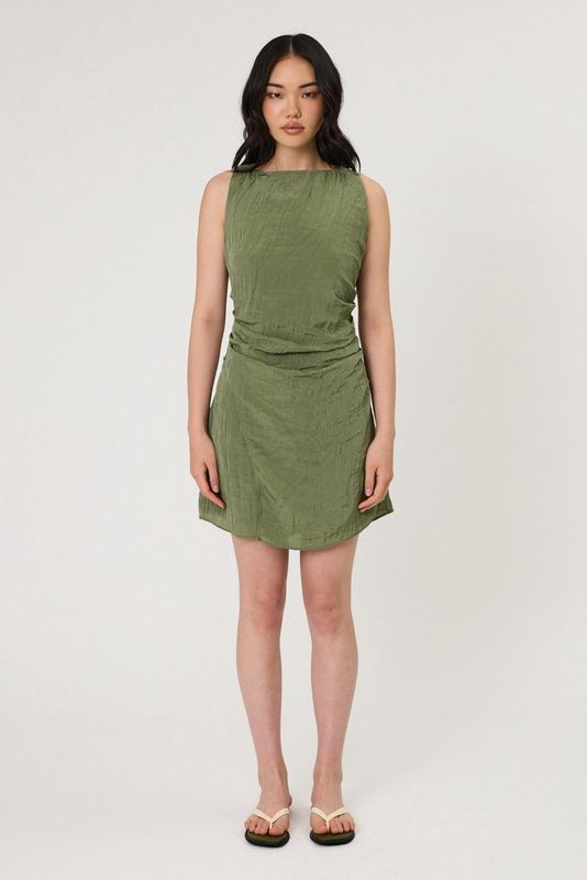 RMN Studio - Rylan Mini Dress in Seaweed