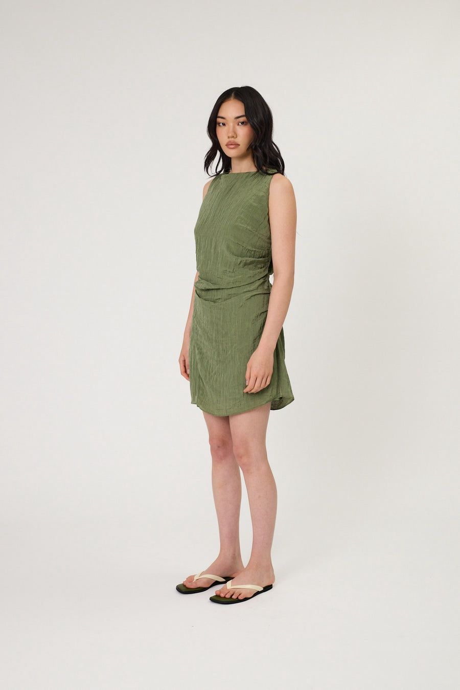 RMN Studio - Rylan Mini Dress in Seaweed RMN Studio - Rylan Mini Dress in Seaweed