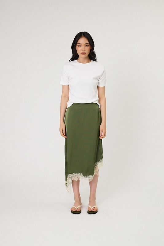 RMN Studio - Rue Skirt in Seaweed