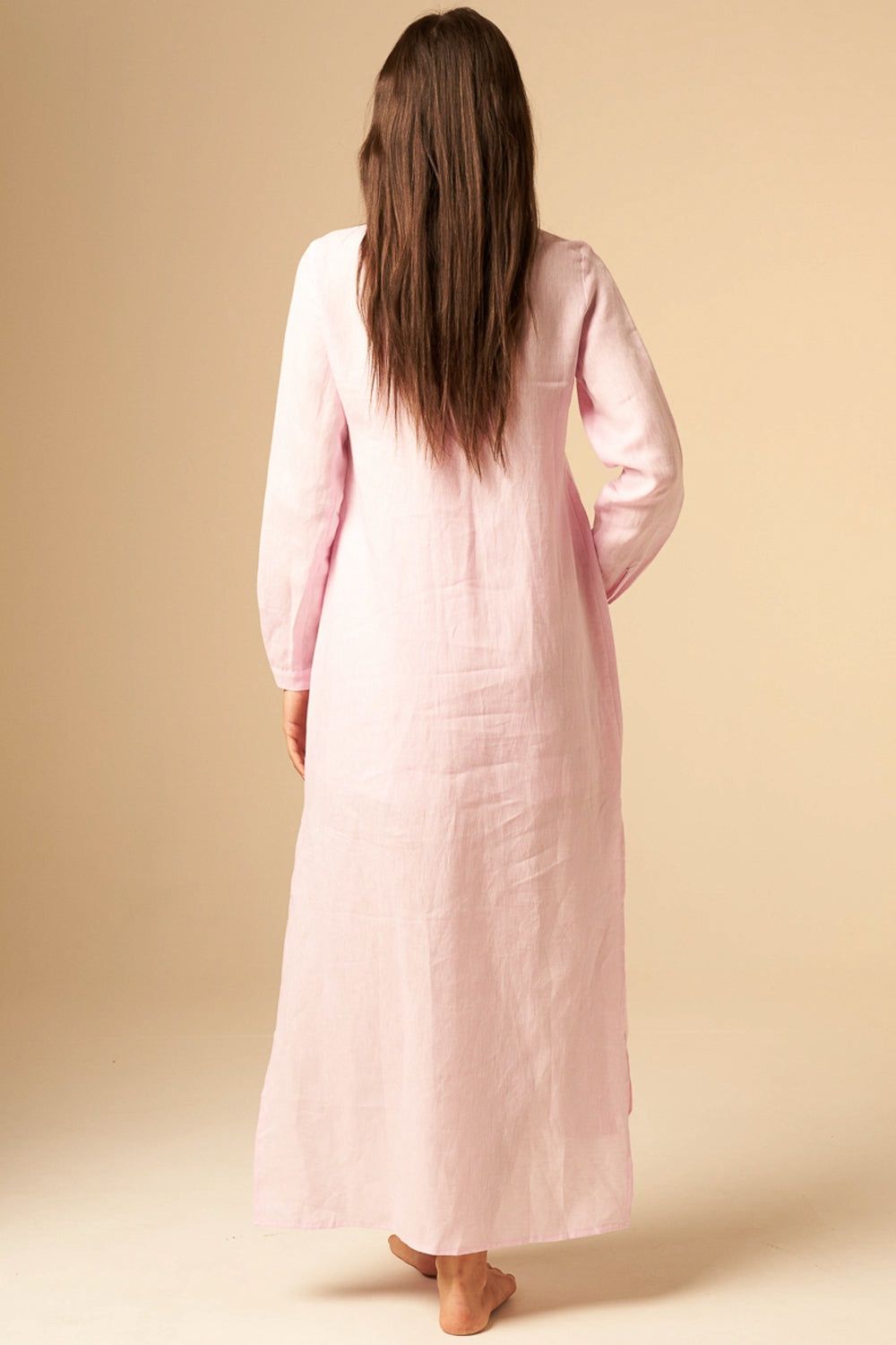 Sabbia Di Lino - Giuska Dress Rosa
