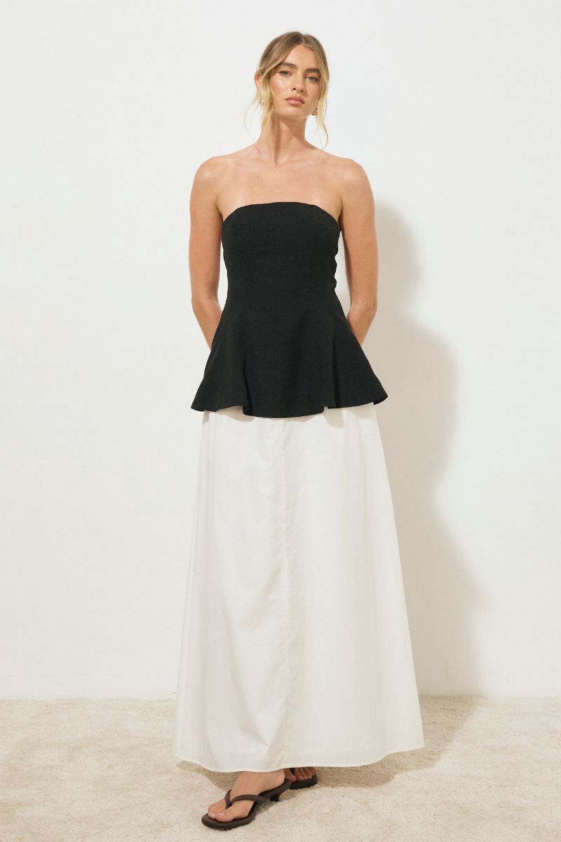 MØN RENN - Solice Strapless Dress
