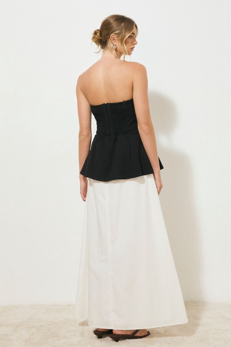 MØN RENN - Solice Strapless Dress