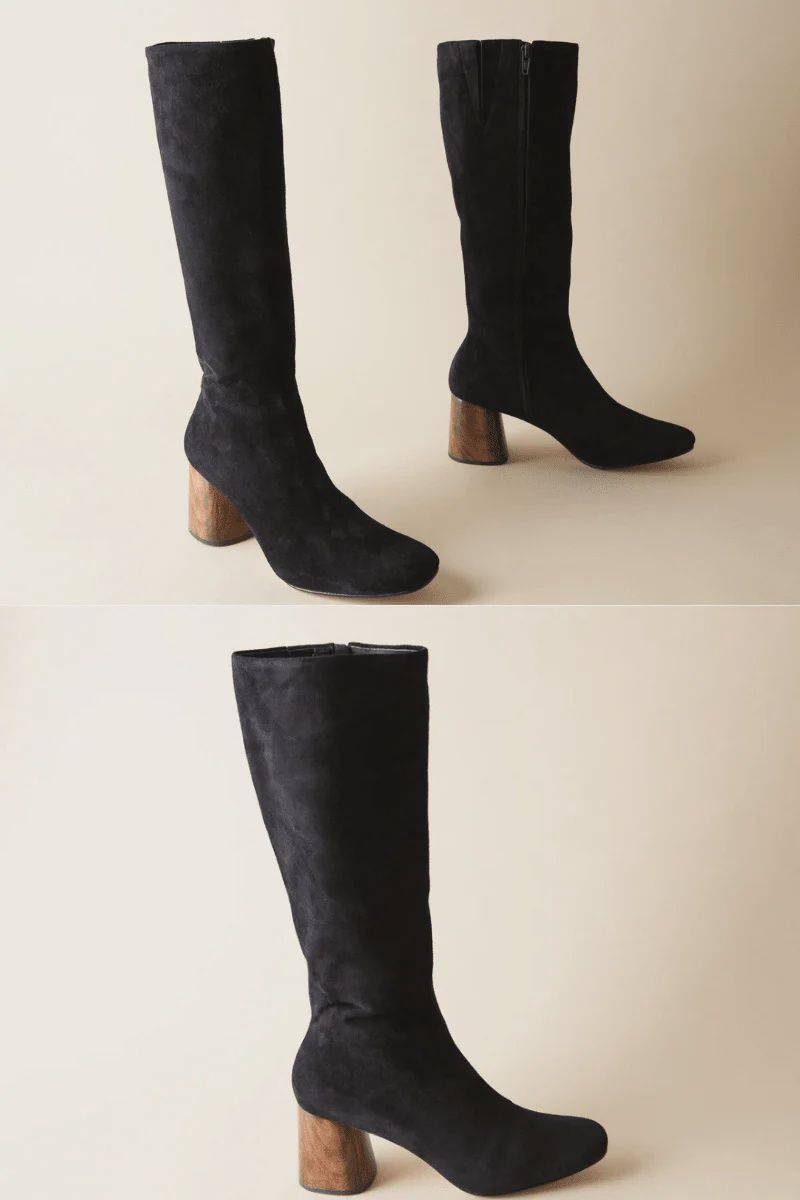 Huma Blanco - Tory Coal Suede