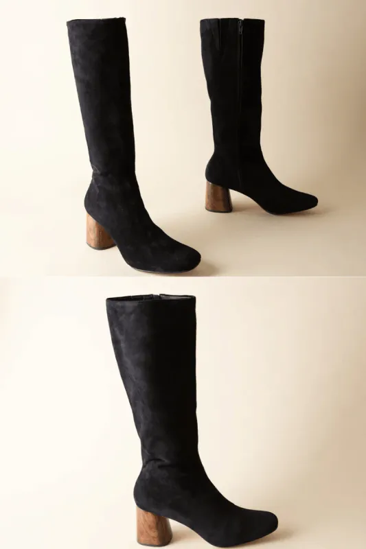Huma Blanco - Tory Coal Suede