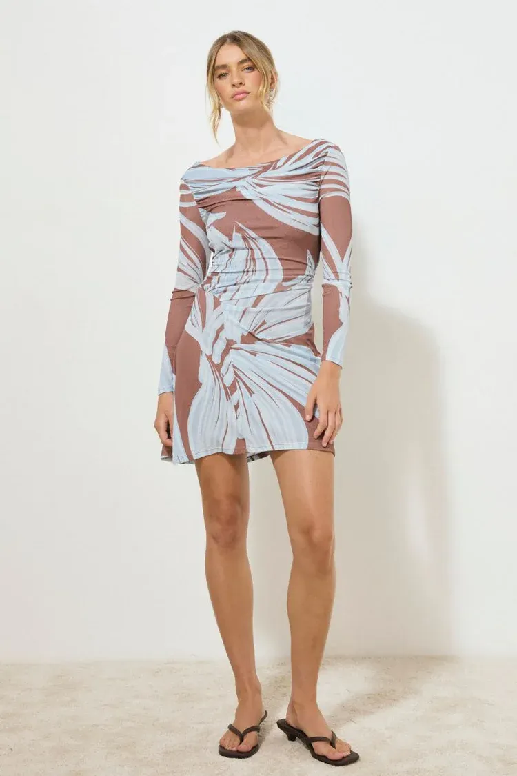MØN RENN - Heirloom Floral Mini Dress Heirloom Floral