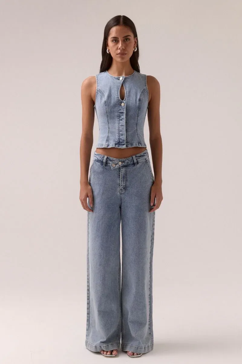 Sovere - Etch Denim Bodice Heritage Blue