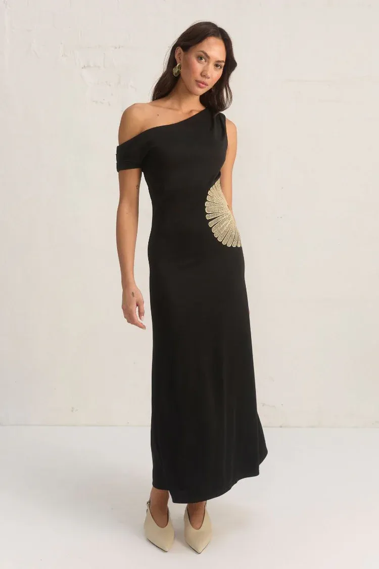 MØN RENN - Yarah Dress Black