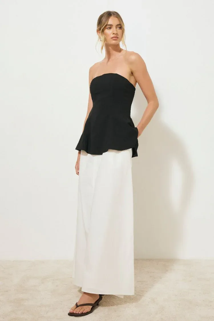 MØN RENN - Solice Strapless Dress