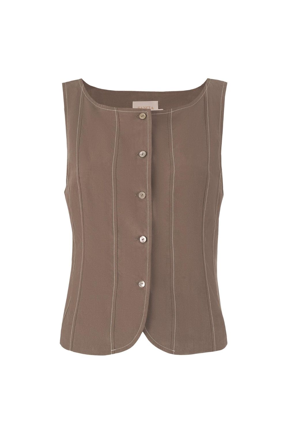 Sancia - Klara Vest Laurel Oak