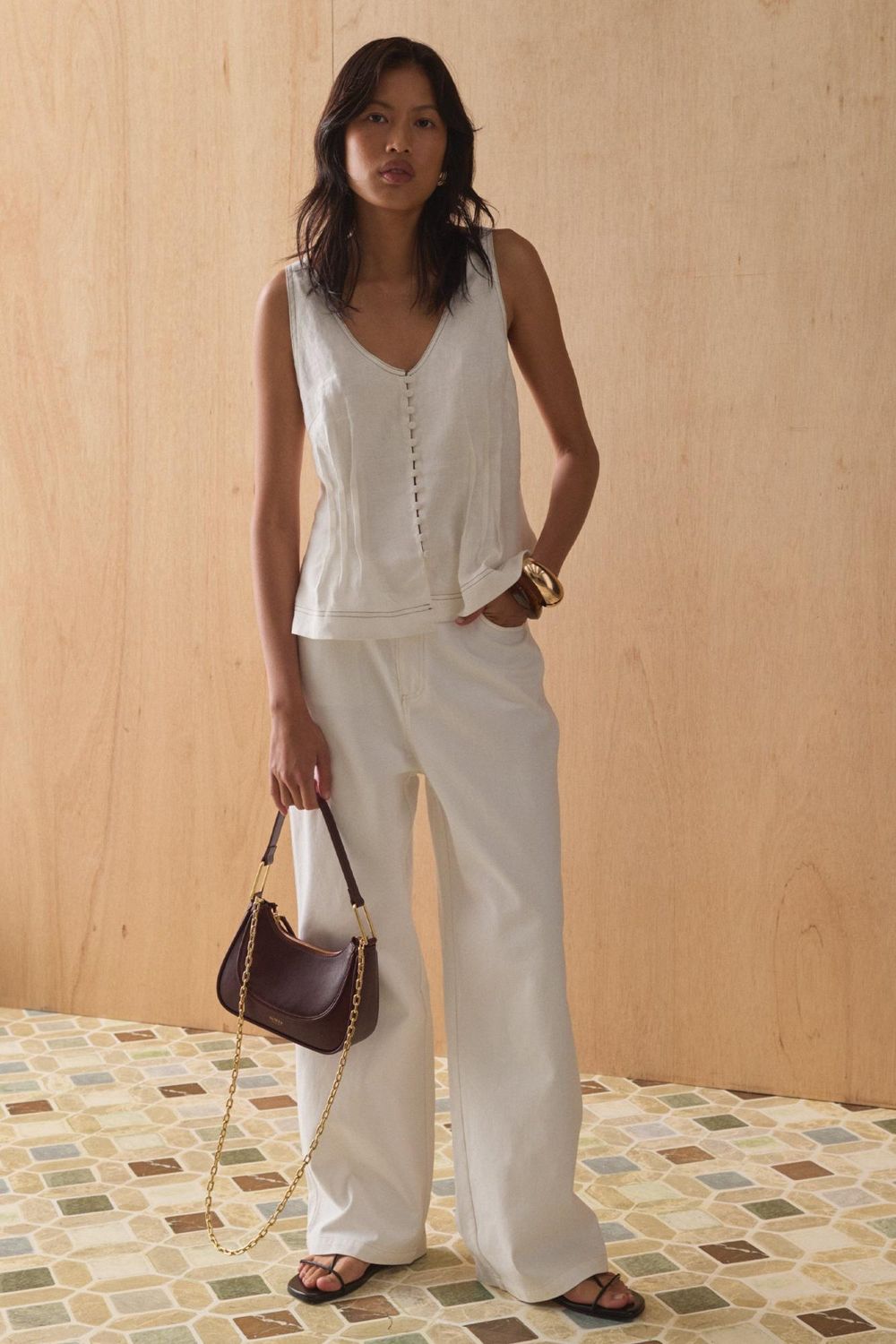 Sancia - Tilda Top in Blanca